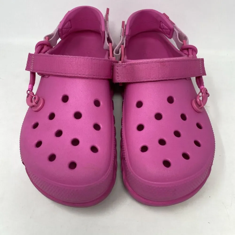 Crocs Unisex Duet 2 Max Post Malone Electric Pink Croslite Clog Size M(10) W(12)